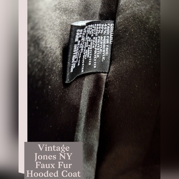 NWOT Cozy Jones NY Faux Fur Chocolate Brown Swing Coat, Small - Picture 5 of 6